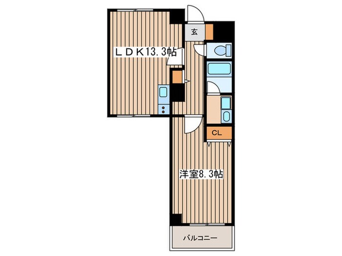ヴァンキッシュの物件間取画像