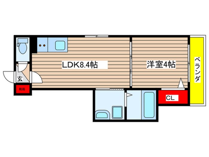 仮）Ｆ　アセシア　－ｈｋ２の物件間取画像