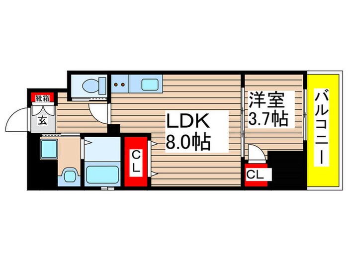 サンシャイン大須の物件間取画像