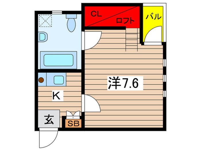コンフォ－ト泉の物件間取画像