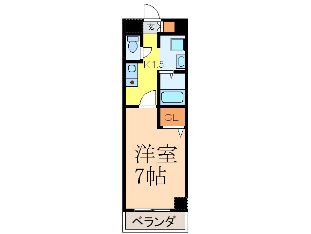 ワピタ名駅の物件間取画像