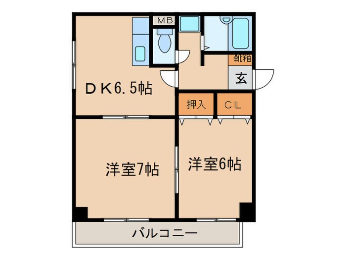 ライフステージ徳川の物件間取画像