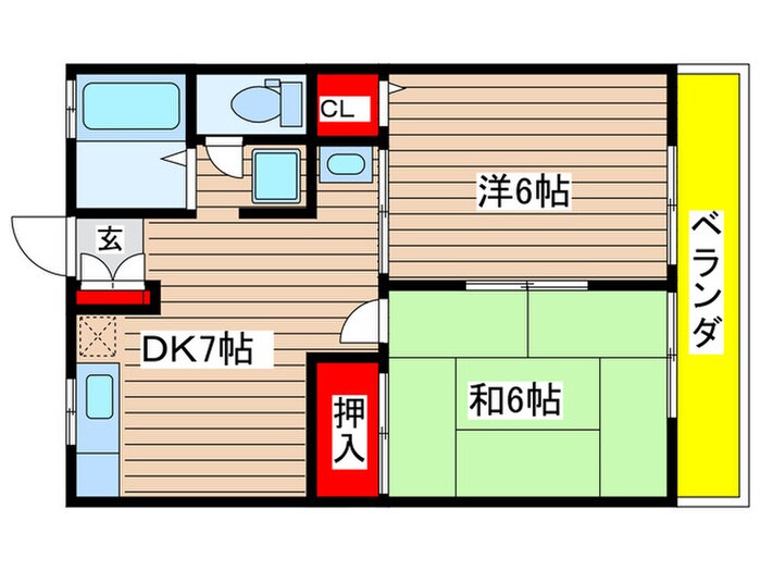 アルカディアの物件間取画像