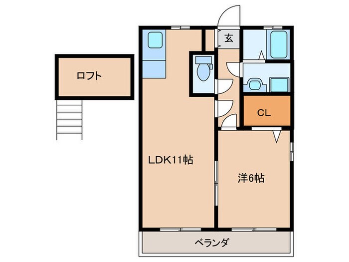 エクセル大和の物件間取画像