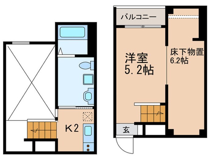 クラリエール二瀬町の物件間取画像