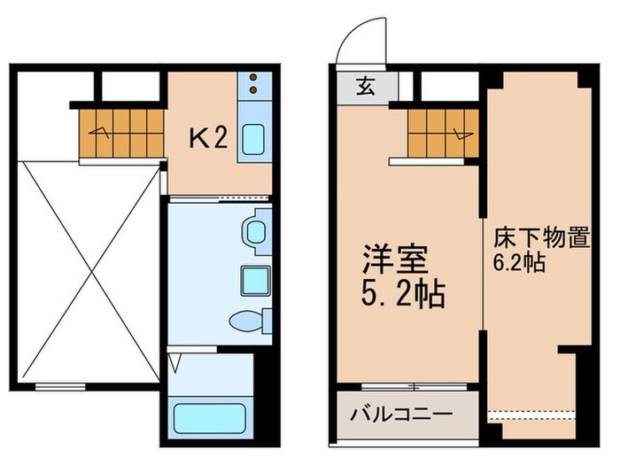 クラリエール二瀬町の物件間取画像