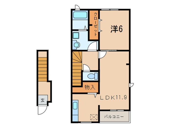 フォレスト比良西Ⅱの物件間取画像
