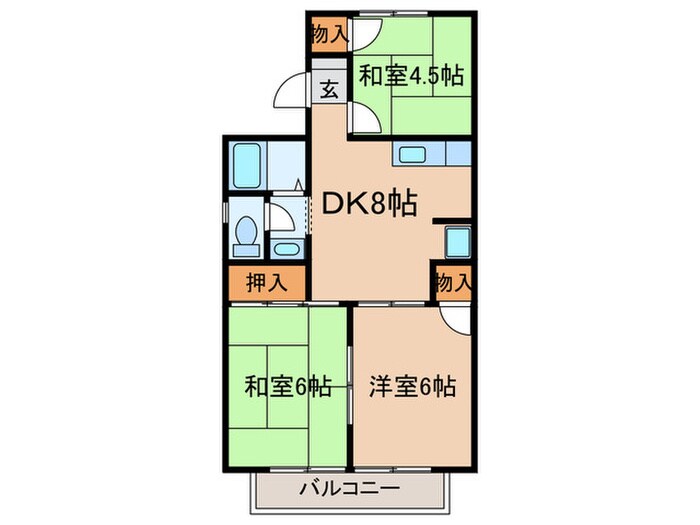 物件間取画像