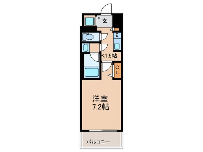 エス・キュート丸の内の物件間取画像