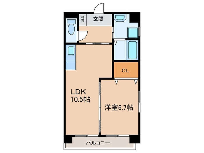 シェソワ野上の物件間取画像