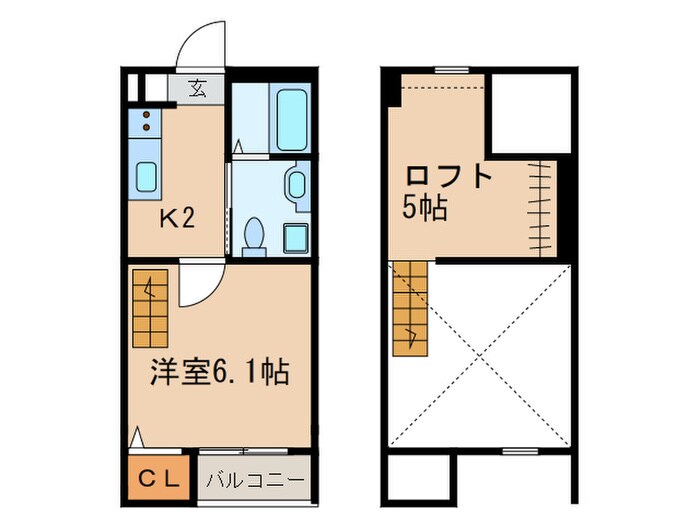 Castana.城主の物件間取画像