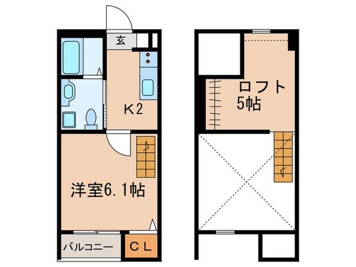 Castana.城主の物件間取画像