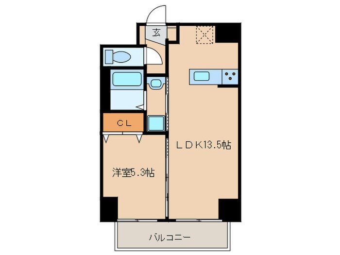 鉦銀館の物件間取画像