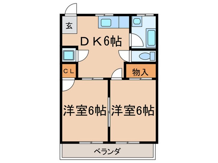 水野マンションの物件間取画像