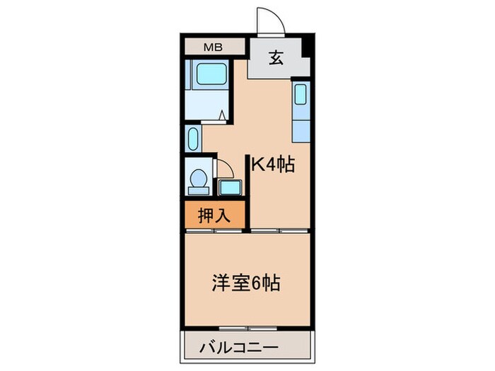 第一下林ビルの物件間取画像