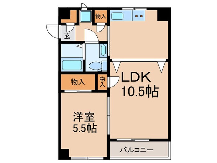 第２メゾン高安の物件間取画像