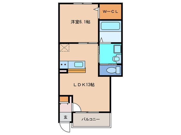 ｌａ・ｐｏｉｒｅの物件間取画像