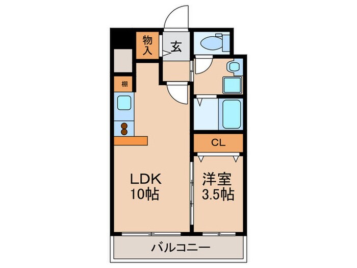 ヴェルジュコート　Ⅰの物件間取画像