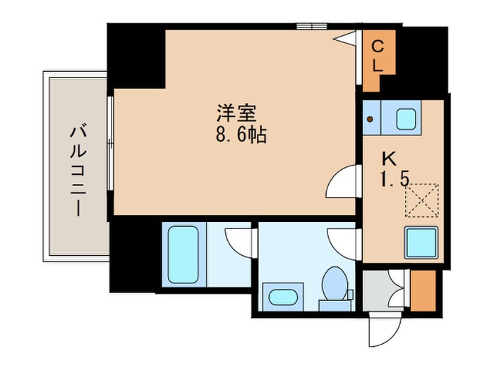 パークアクシス新栄の物件間取画像