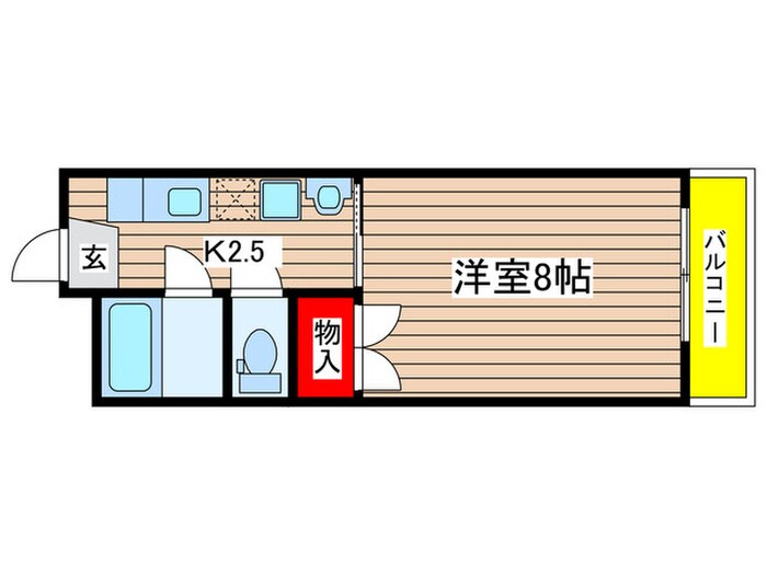 ミッキーハイツの物件間取画像