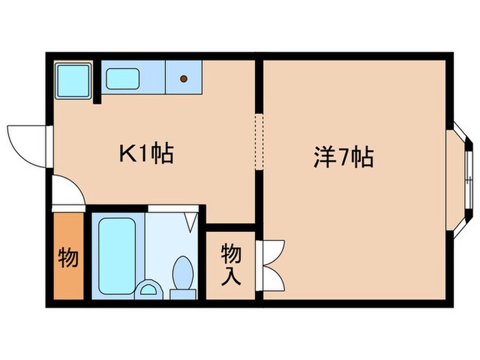 コーポのまの物件間取画像