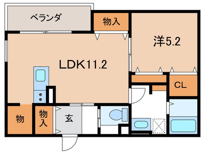 仮)Yuzuriha小坂本町Ⅱの物件間取画像