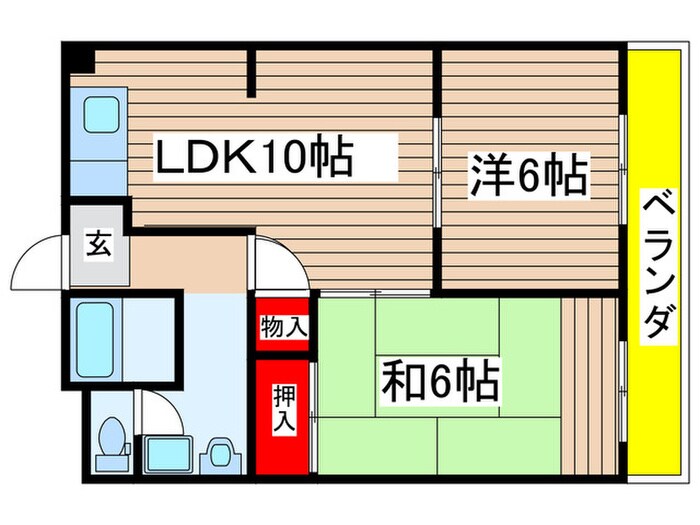 サンシャイン香久山の物件間取画像