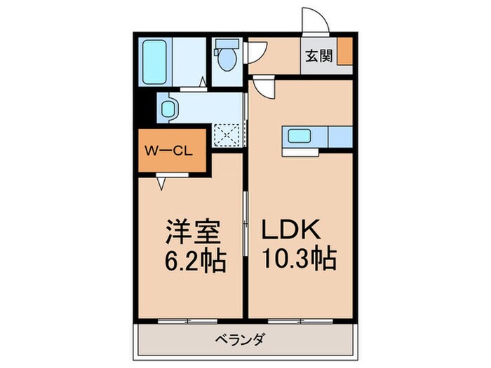 サンタリオの物件間取画像