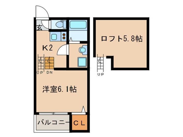 アイビス浅間町の物件間取画像