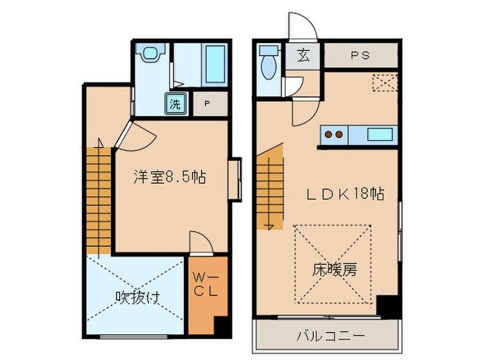 ＭＡＲＫＳ　ＳＱＵＡＲＥの物件間取画像