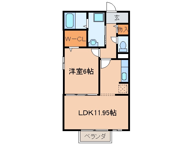 リヴィエ－ルＳの物件間取画像