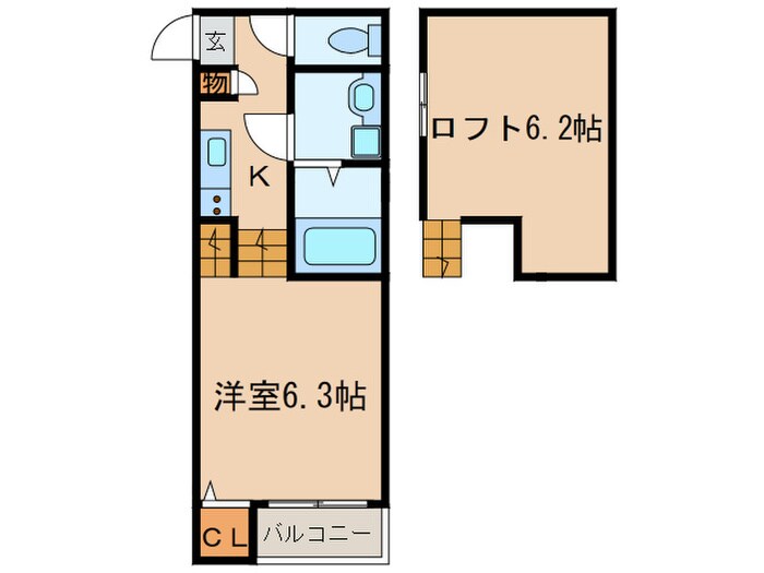 ＮＡＧＯＭＩの物件間取画像