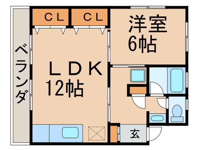 高見パピルスの物件間取画像