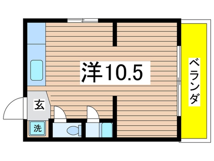 コ－ポ名豊の物件間取画像