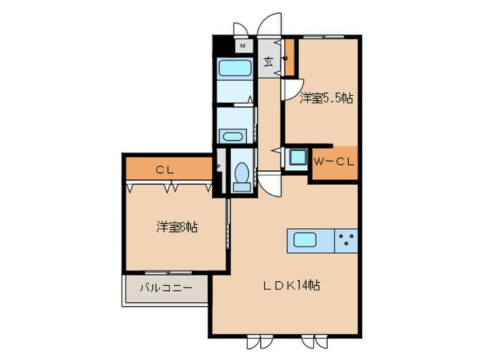 Le.e‘clatの物件間取画像