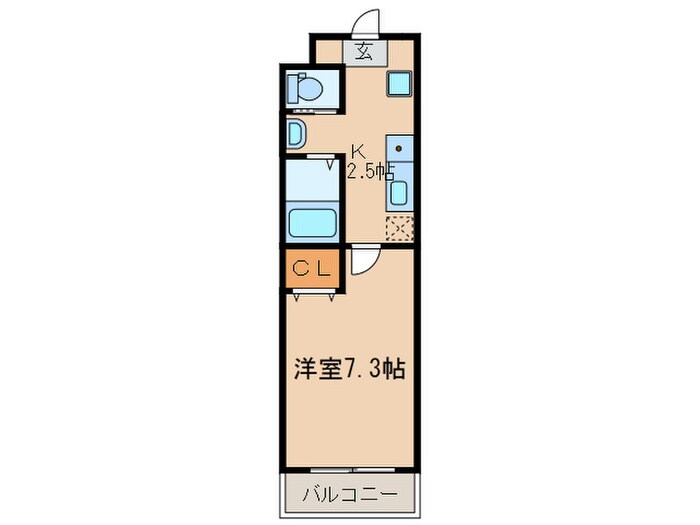 Ａ・Ｃｉｔｙ東岸の物件間取画像