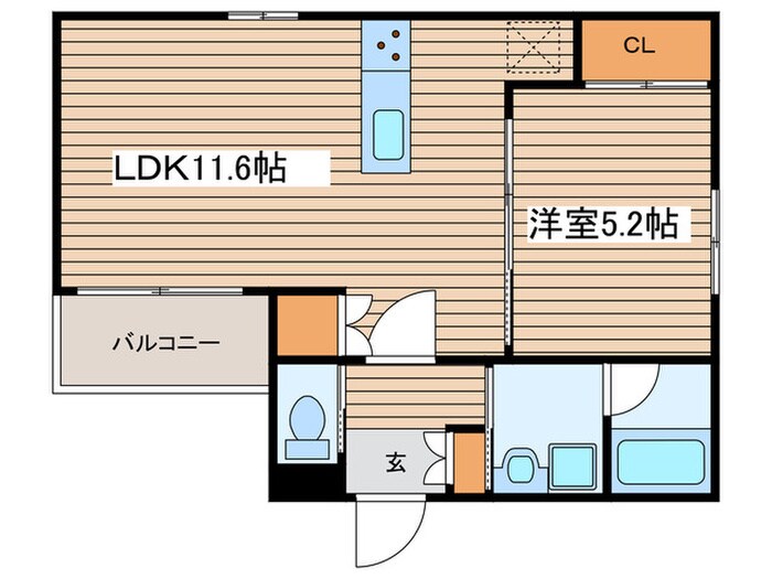 シャトーミミの物件間取画像