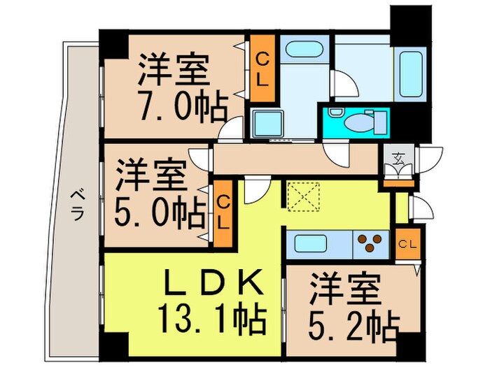 KDX泉レジデンスの物件間取画像