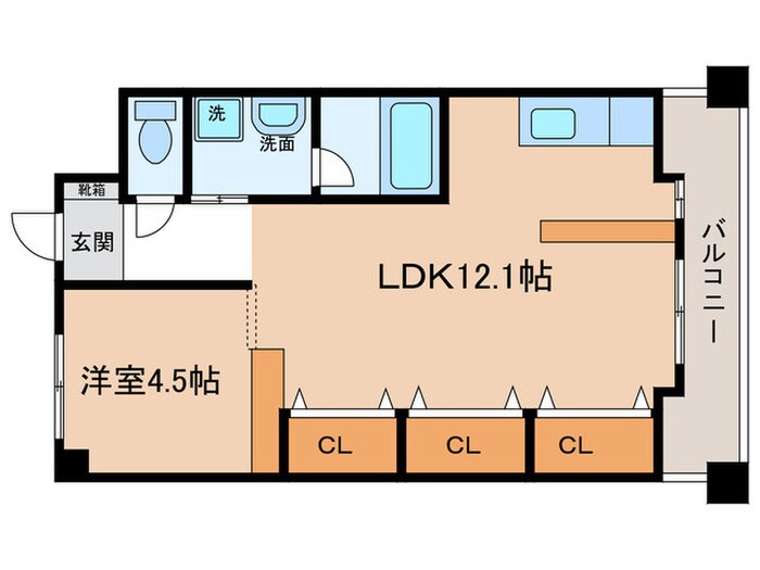 名星ビルの物件間取画像