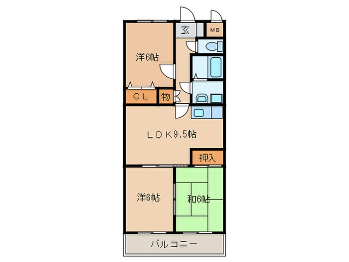 エクセレント　ミネの物件間取画像