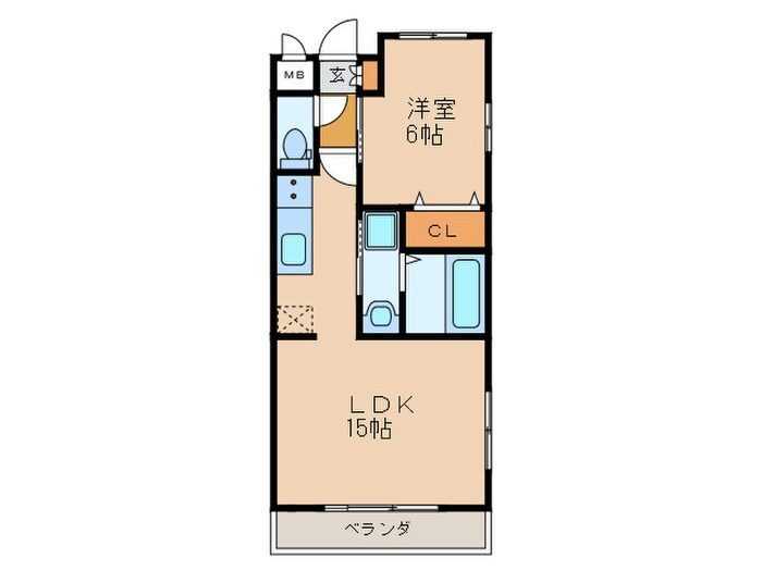 クレスト上名古屋の物件間取画像