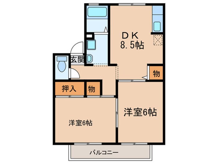 ソナーレ　Ｃ棟の物件間取画像