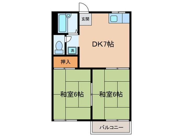 タウニー８の物件間取画像