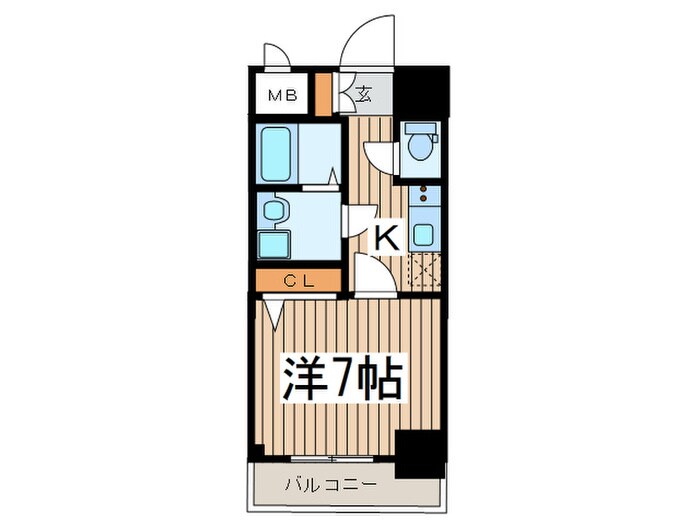 ｴｽﾘｰﾄﾞ名古屋STATIONWEST(505)の物件間取画像