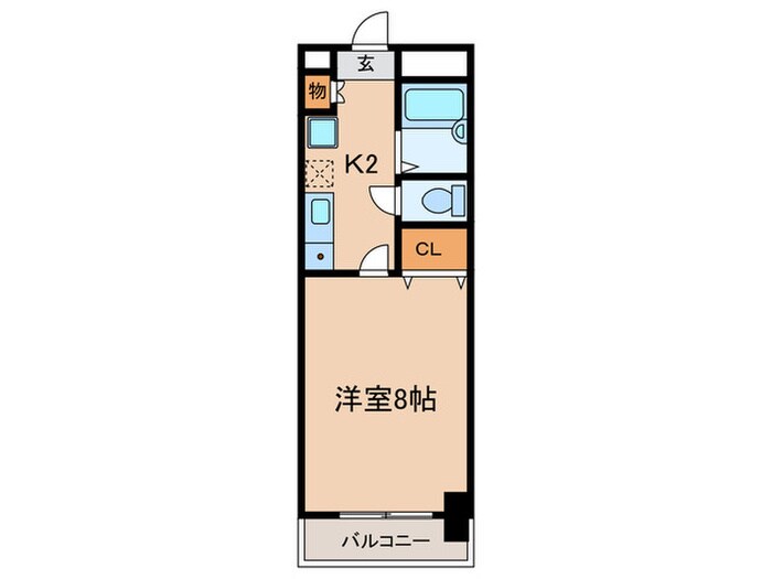 ウエストコート千種の物件間取画像