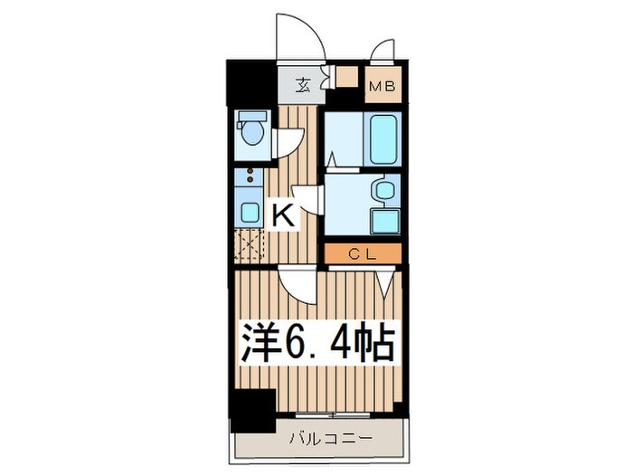 ｴｽﾘｰﾄﾞ名古屋STATIONWEST(702)の物件間取画像