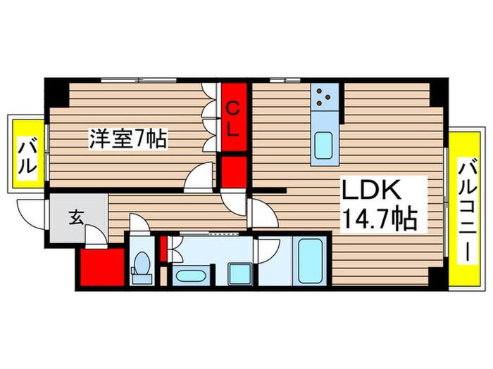 グランマスト白壁二丁目の物件間取画像