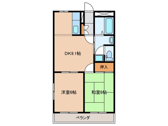 パークサイドアイリスの物件間取画像