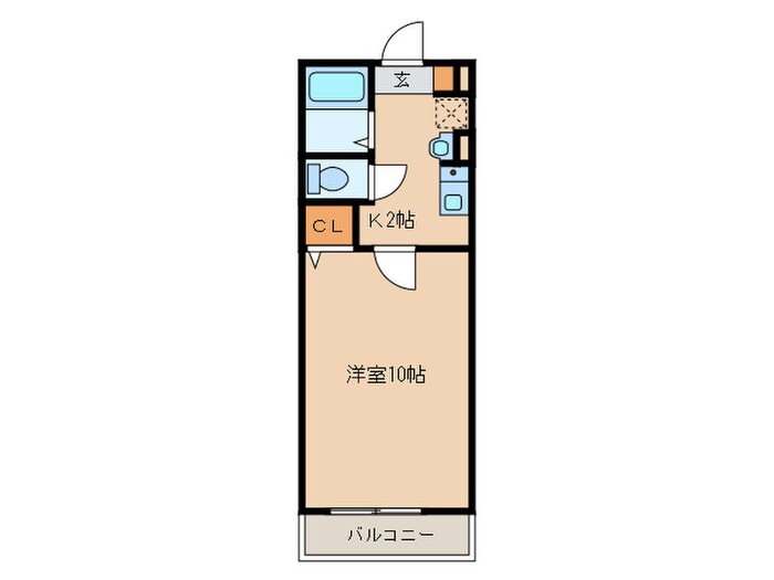 ウインズB棟の物件間取画像