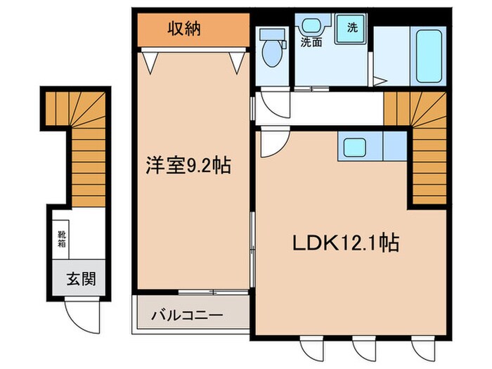 トロワ　アンジェロの物件間取画像